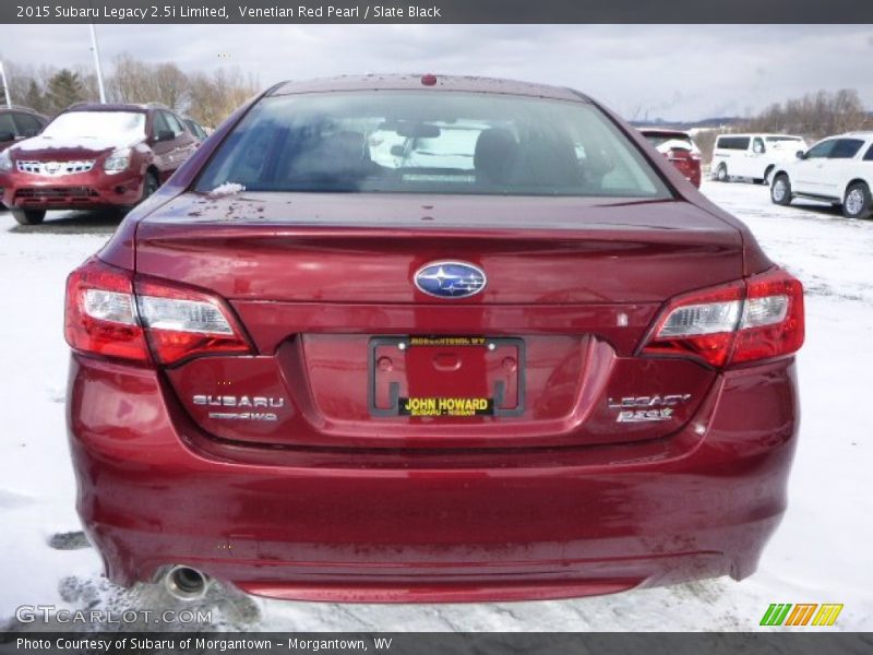Venetian Red Pearl / Slate Black 2015 Subaru Legacy 2.5i Limited