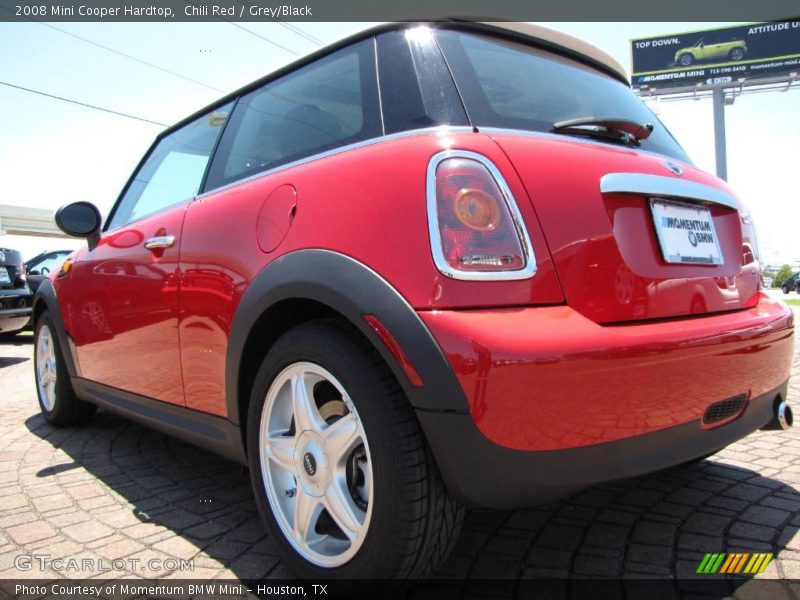 Chili Red / Grey/Black 2008 Mini Cooper Hardtop