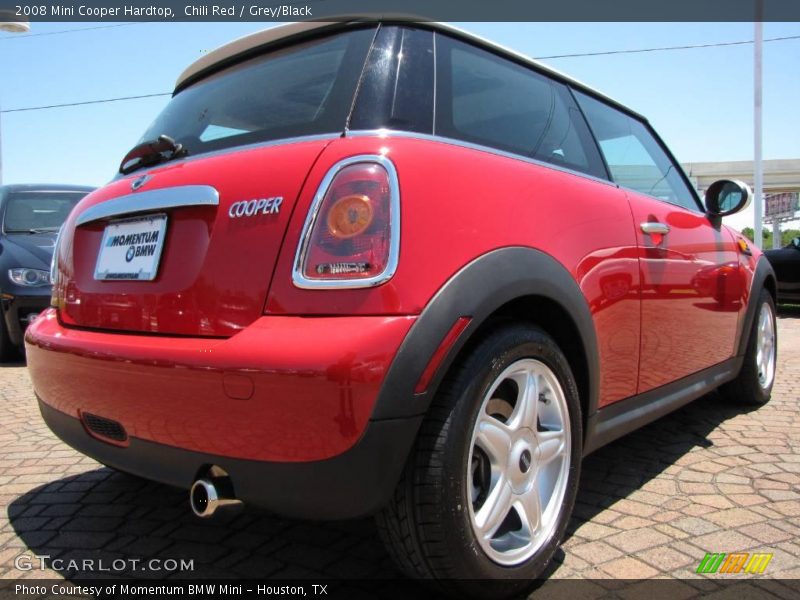 Chili Red / Grey/Black 2008 Mini Cooper Hardtop