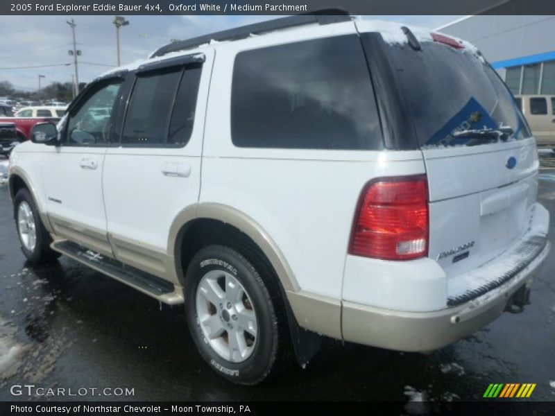 Oxford White / Medium Parchment 2005 Ford Explorer Eddie Bauer 4x4