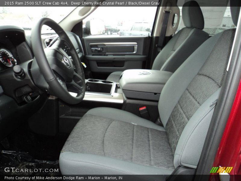 Deep Cherry Red Crystal Pearl / Black/Diesel Gray 2015 Ram 2500 SLT Crew Cab 4x4
