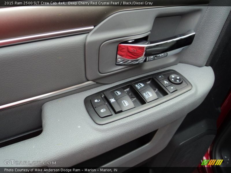 Deep Cherry Red Crystal Pearl / Black/Diesel Gray 2015 Ram 2500 SLT Crew Cab 4x4