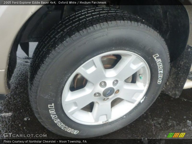 Oxford White / Medium Parchment 2005 Ford Explorer Eddie Bauer 4x4