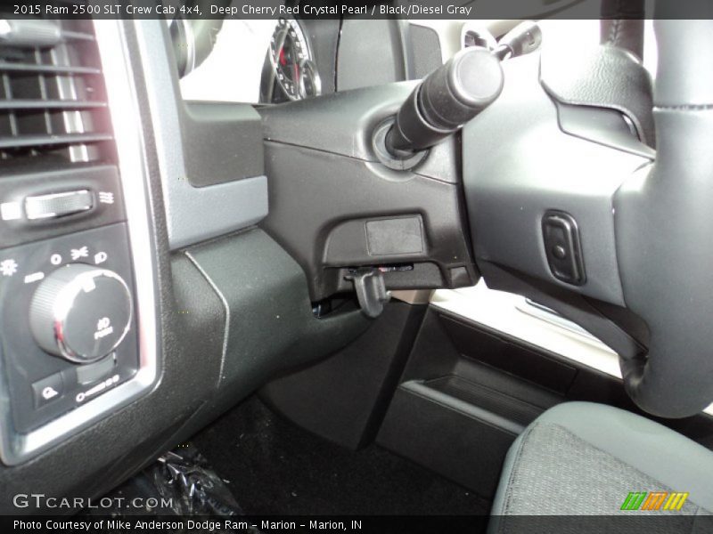 Deep Cherry Red Crystal Pearl / Black/Diesel Gray 2015 Ram 2500 SLT Crew Cab 4x4