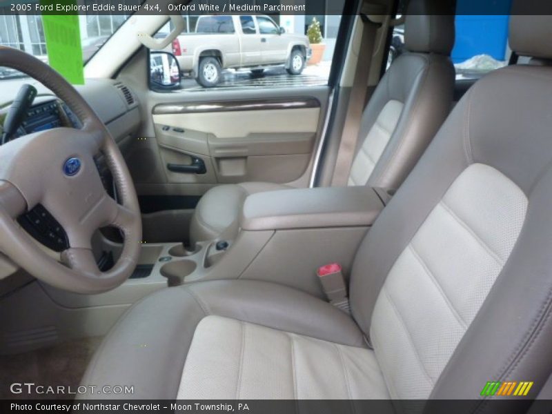 Oxford White / Medium Parchment 2005 Ford Explorer Eddie Bauer 4x4