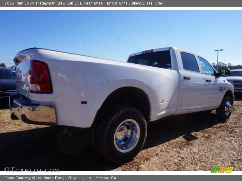 Bright White / Black/Diesel Gray 2015 Ram 3500 Tradesman Crew Cab Dual Rear Wheel