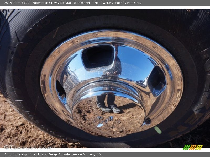 Bright White / Black/Diesel Gray 2015 Ram 3500 Tradesman Crew Cab Dual Rear Wheel