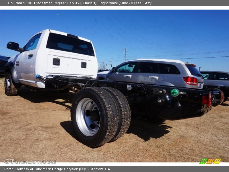 Bright White / Black/Diesel Gray 2015 Ram 5500 Tradesman Regular Cab 4x4 Chassis