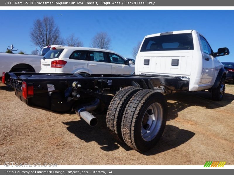 Bright White / Black/Diesel Gray 2015 Ram 5500 Tradesman Regular Cab 4x4 Chassis