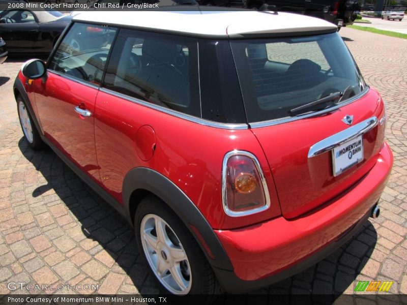 Chili Red / Grey/Black 2008 Mini Cooper Hardtop