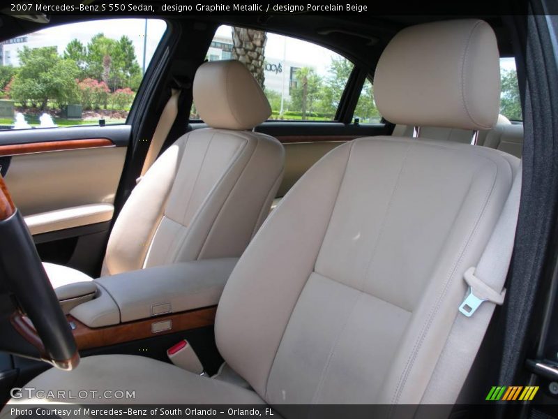 designo Graphite Metallic / designo Porcelain Beige 2007 Mercedes-Benz S 550 Sedan