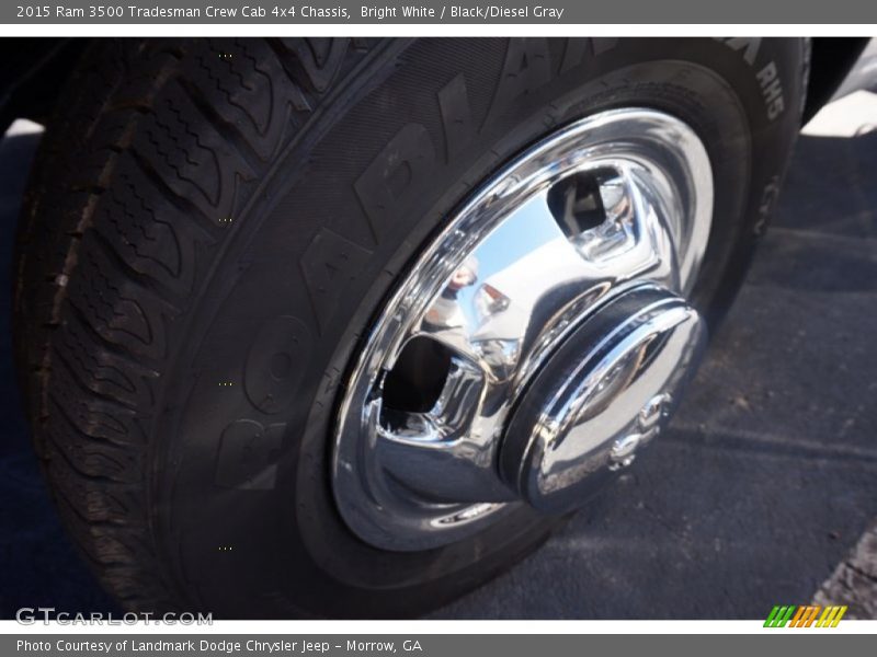 Bright White / Black/Diesel Gray 2015 Ram 3500 Tradesman Crew Cab 4x4 Chassis