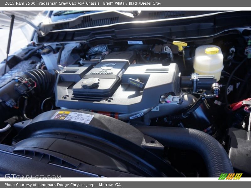 Bright White / Black/Diesel Gray 2015 Ram 3500 Tradesman Crew Cab 4x4 Chassis