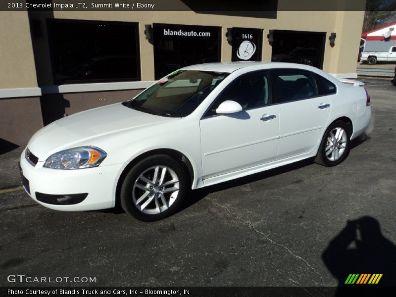 Summit White / Ebony 2013 Chevrolet Impala LTZ