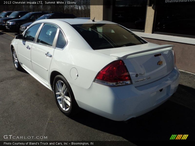 Summit White / Ebony 2013 Chevrolet Impala LTZ