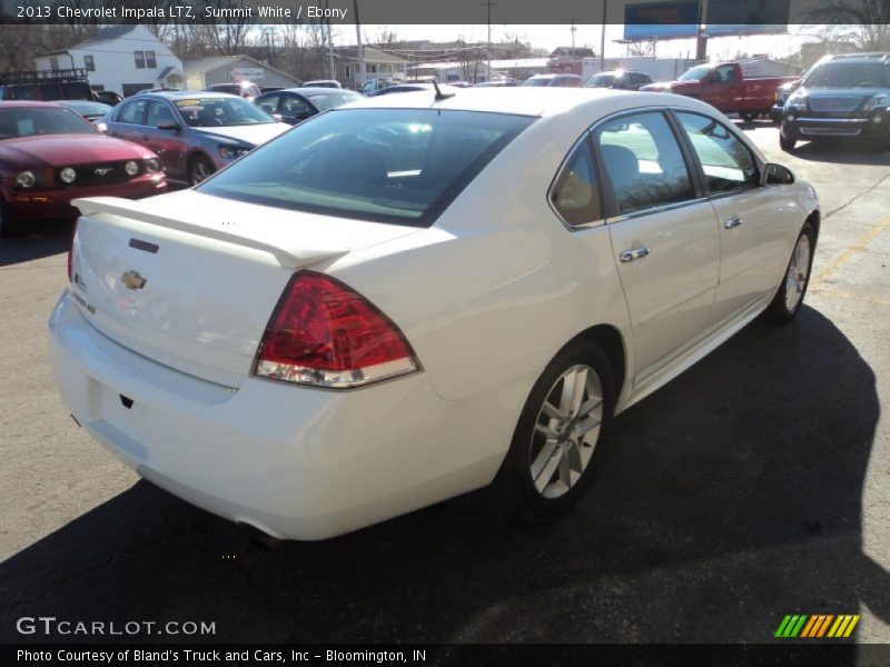 Summit White / Ebony 2013 Chevrolet Impala LTZ