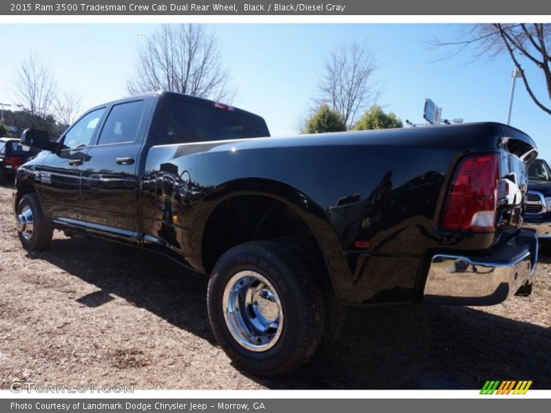 Black / Black/Diesel Gray 2015 Ram 3500 Tradesman Crew Cab Dual Rear Wheel