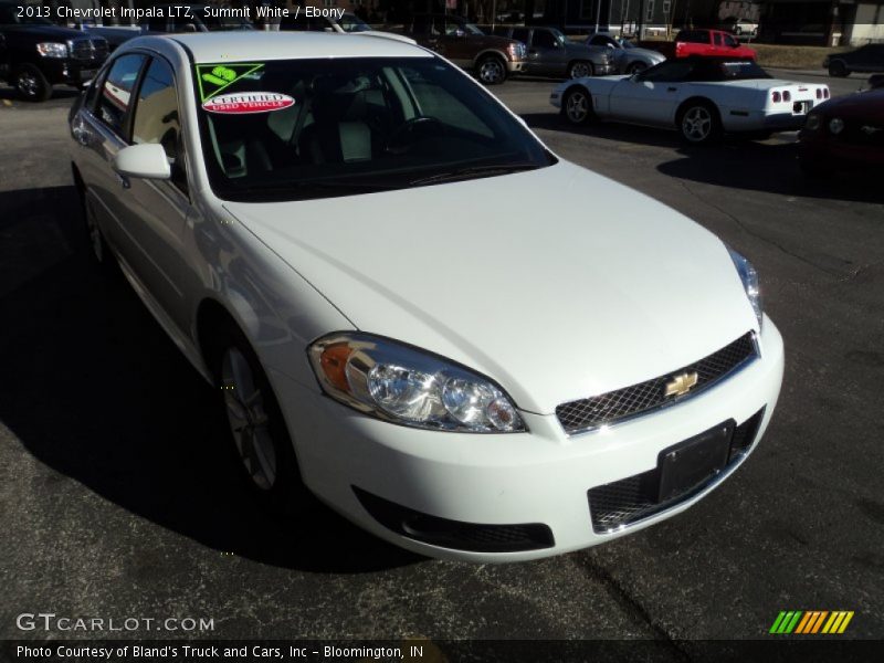 Summit White / Ebony 2013 Chevrolet Impala LTZ