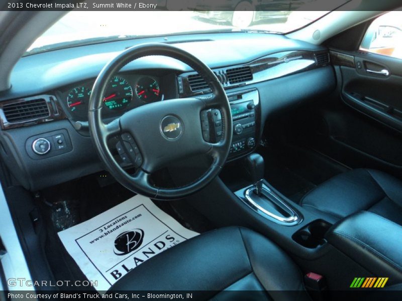 Summit White / Ebony 2013 Chevrolet Impala LTZ