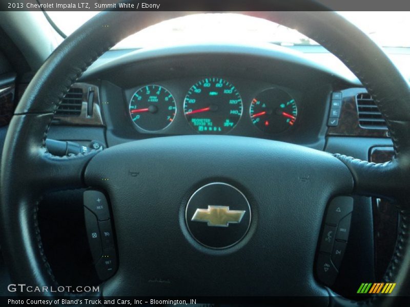 Summit White / Ebony 2013 Chevrolet Impala LTZ