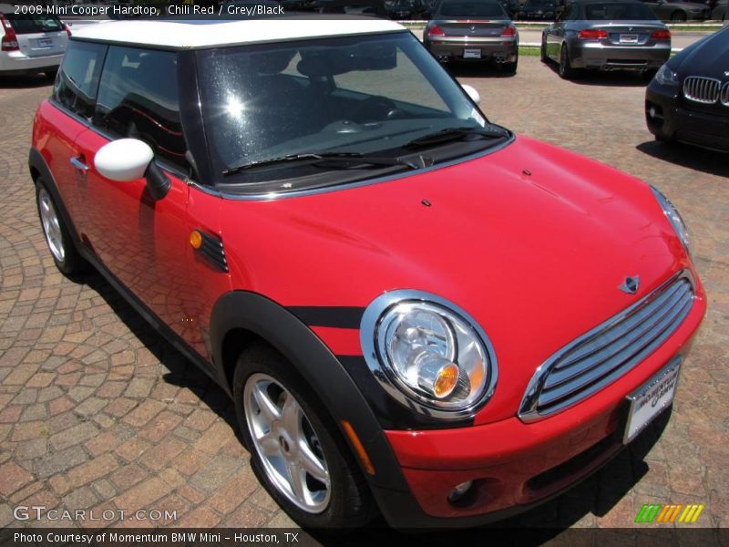 Chili Red / Grey/Black 2008 Mini Cooper Hardtop