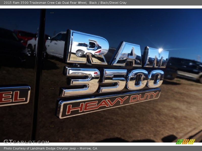 Black / Black/Diesel Gray 2015 Ram 3500 Tradesman Crew Cab Dual Rear Wheel