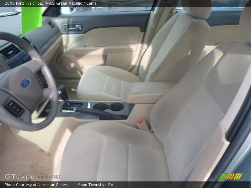 Moss Green Metallic / Camel 2008 Ford Fusion SE