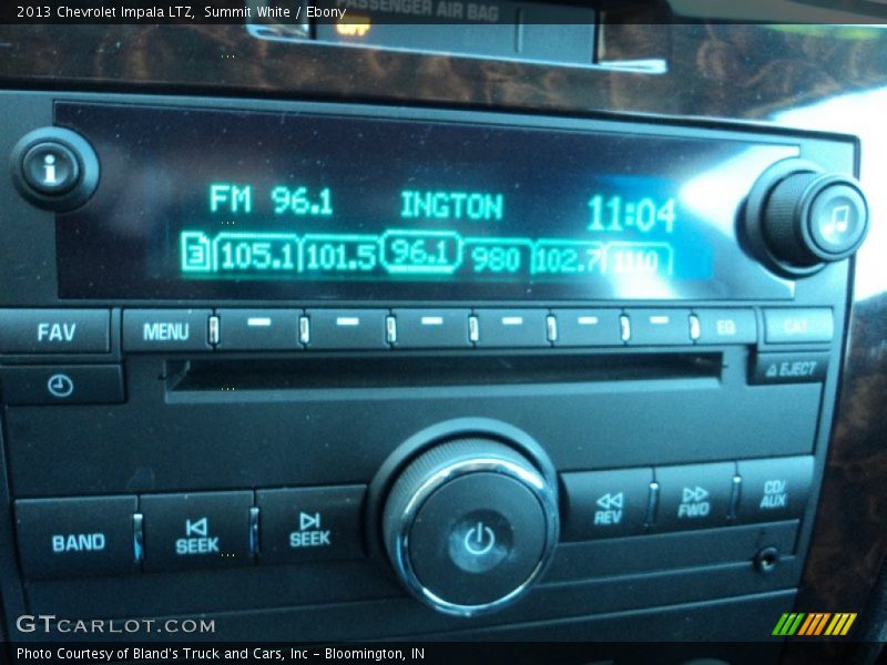 Summit White / Ebony 2013 Chevrolet Impala LTZ