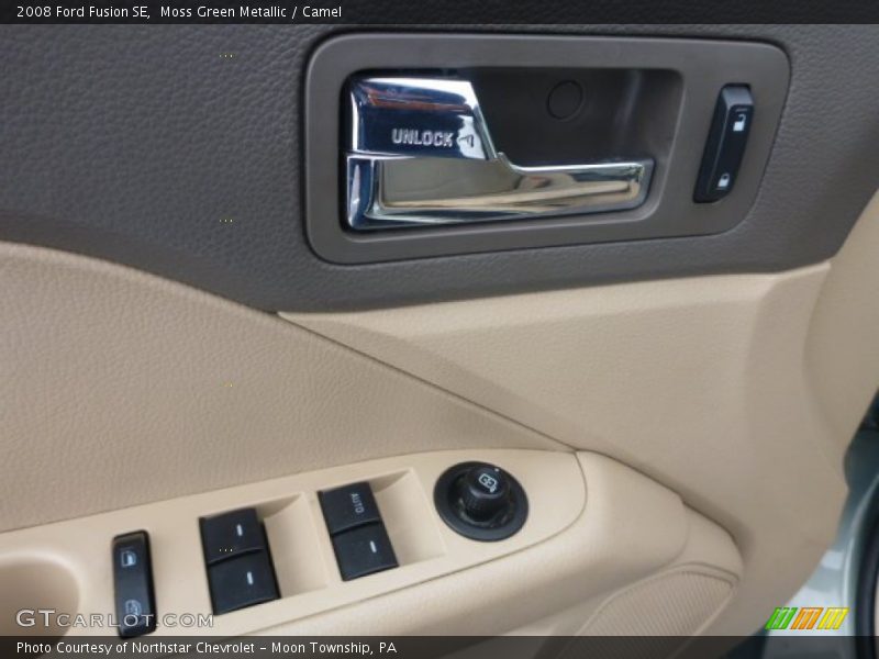 Moss Green Metallic / Camel 2008 Ford Fusion SE
