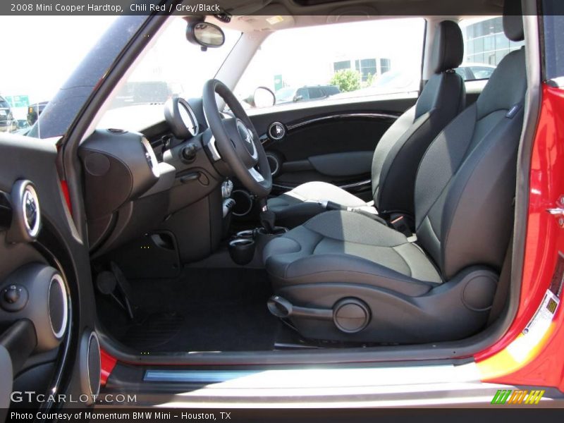 Chili Red / Grey/Black 2008 Mini Cooper Hardtop