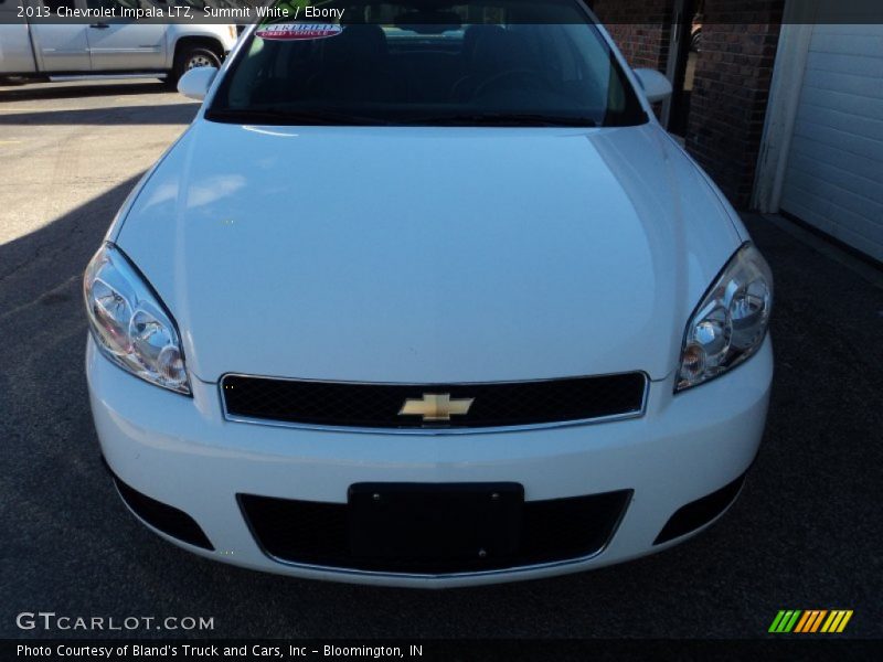 Summit White / Ebony 2013 Chevrolet Impala LTZ