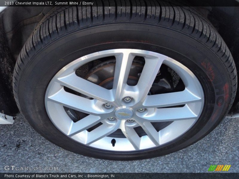 Summit White / Ebony 2013 Chevrolet Impala LTZ