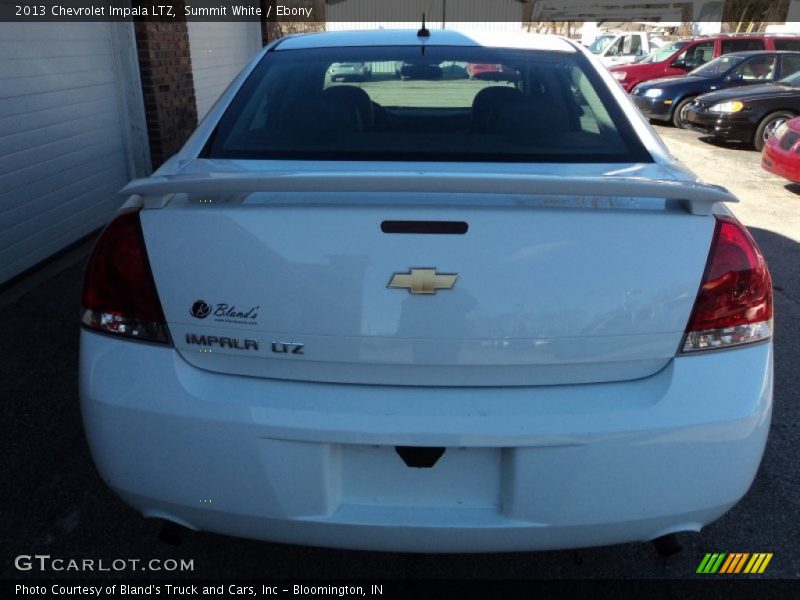 Summit White / Ebony 2013 Chevrolet Impala LTZ