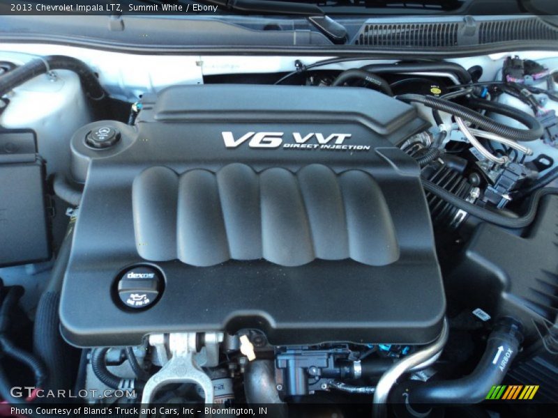 Summit White / Ebony 2013 Chevrolet Impala LTZ