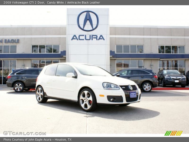 Candy White / Anthracite Black Leather 2009 Volkswagen GTI 2 Door
