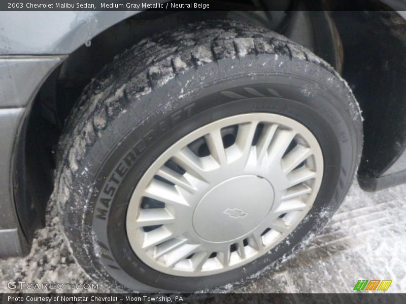 Medium Gray Metallic / Neutral Beige 2003 Chevrolet Malibu Sedan