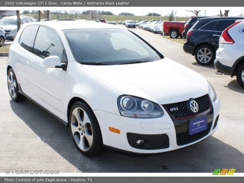 Candy White / Anthracite Black Leather 2009 Volkswagen GTI 2 Door