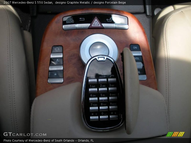 designo Graphite Metallic / designo Porcelain Beige 2007 Mercedes-Benz S 550 Sedan