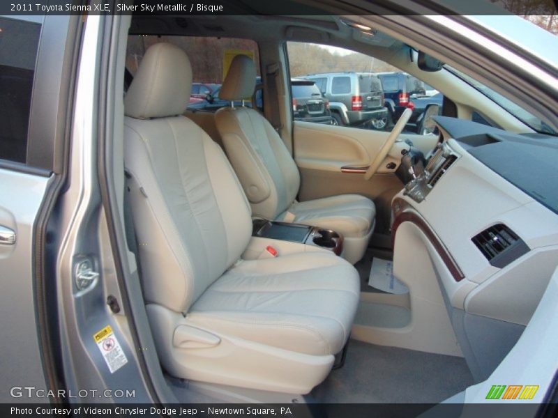 Silver Sky Metallic / Bisque 2011 Toyota Sienna XLE