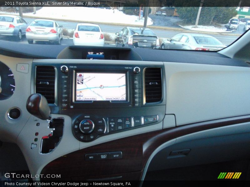 Silver Sky Metallic / Bisque 2011 Toyota Sienna XLE