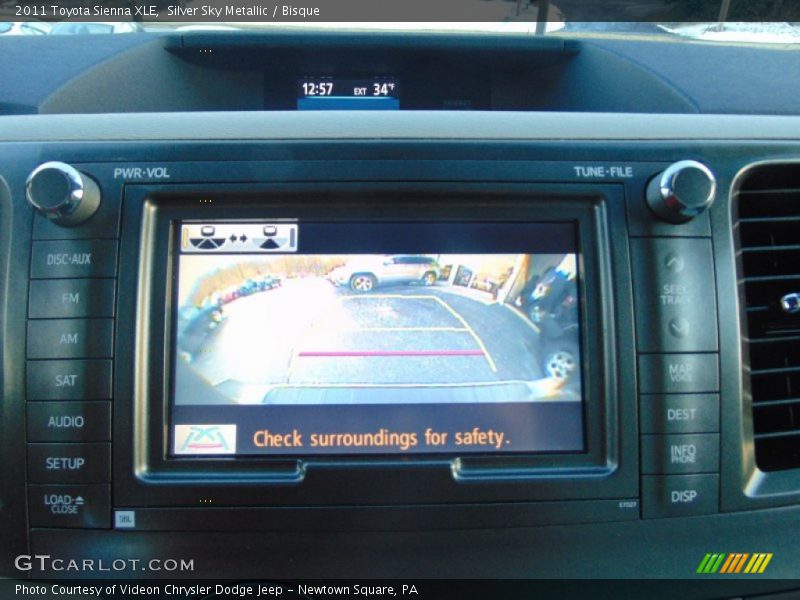 Silver Sky Metallic / Bisque 2011 Toyota Sienna XLE