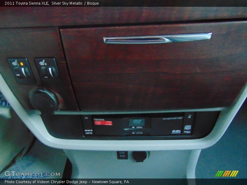 Silver Sky Metallic / Bisque 2011 Toyota Sienna XLE