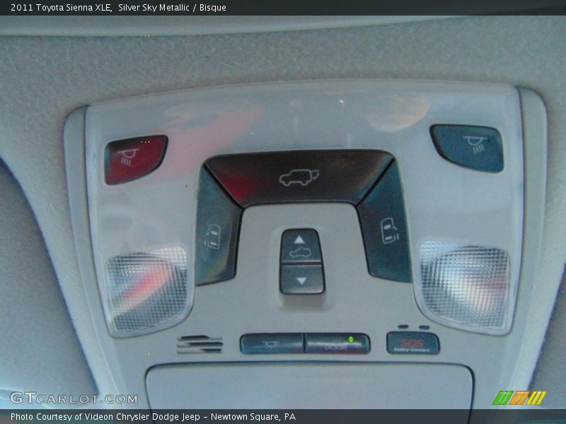 Silver Sky Metallic / Bisque 2011 Toyota Sienna XLE