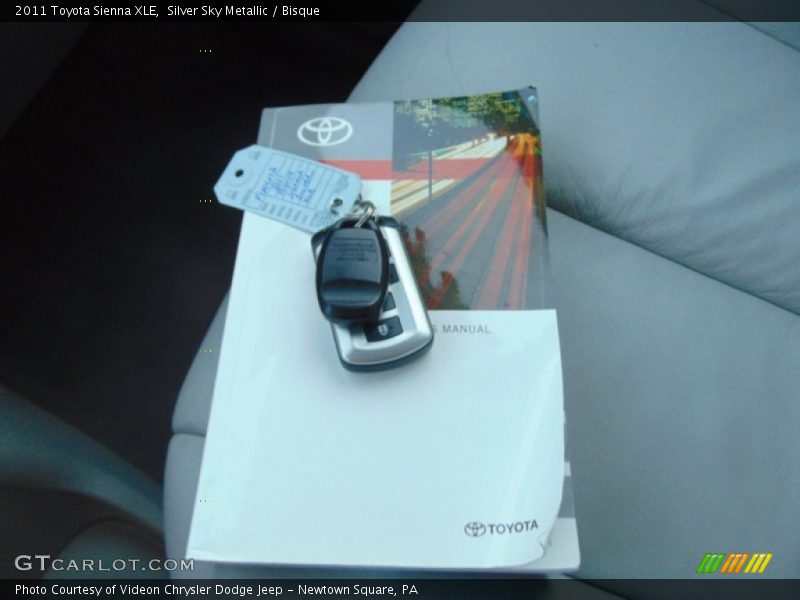 Silver Sky Metallic / Bisque 2011 Toyota Sienna XLE