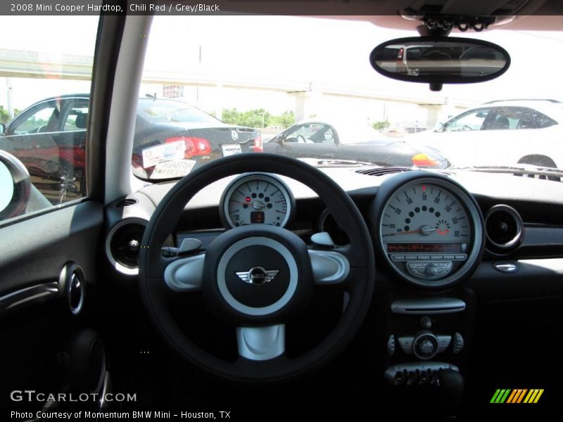 Chili Red / Grey/Black 2008 Mini Cooper Hardtop