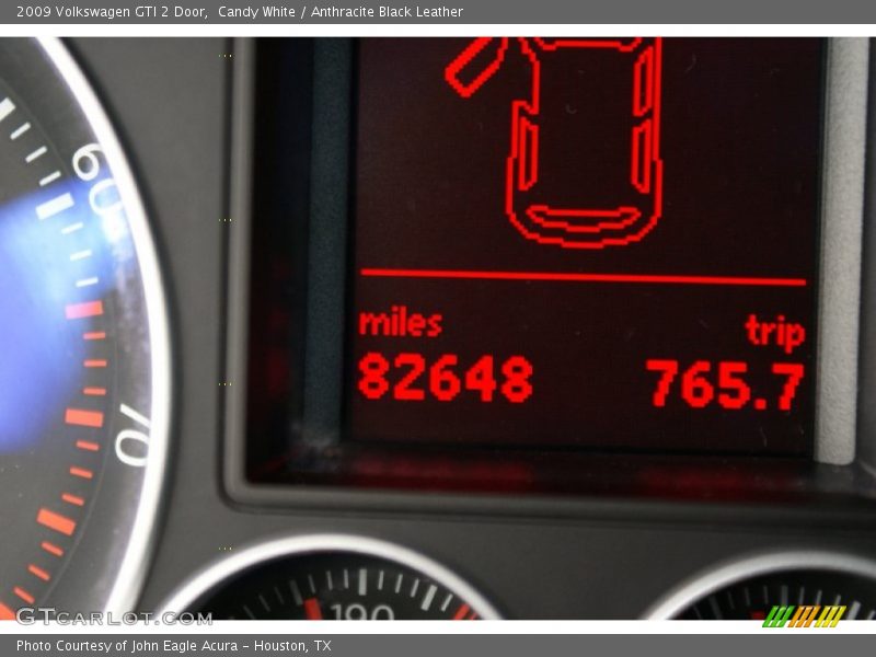 Candy White / Anthracite Black Leather 2009 Volkswagen GTI 2 Door