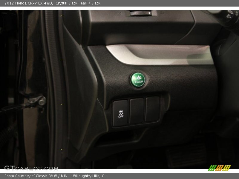 Crystal Black Pearl / Black 2012 Honda CR-V EX 4WD