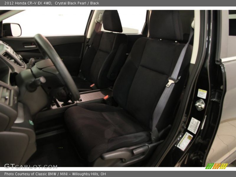 Crystal Black Pearl / Black 2012 Honda CR-V EX 4WD