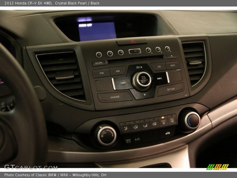 Crystal Black Pearl / Black 2012 Honda CR-V EX 4WD
