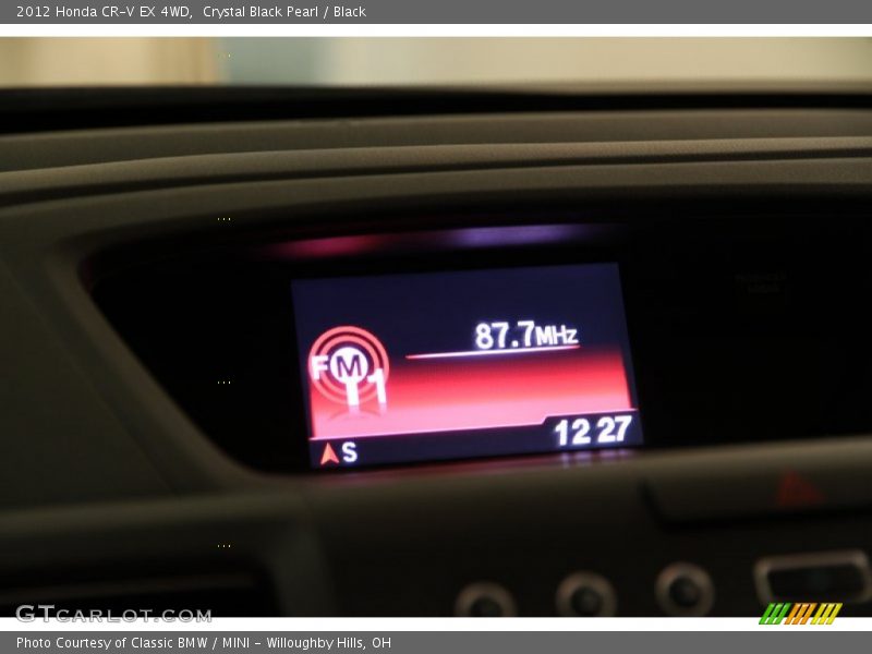 Crystal Black Pearl / Black 2012 Honda CR-V EX 4WD